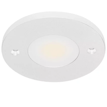 Abdg LED Ebact Round Cabinet Light 3.5W 4K Silver Grey