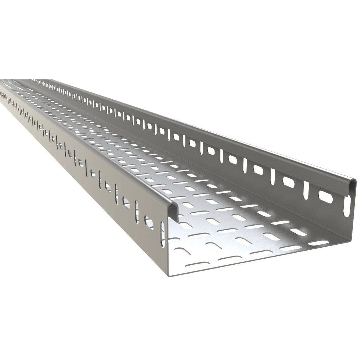 GI Perforated Cable Tray 16 SWG 25mm X 100mm X 2500mm