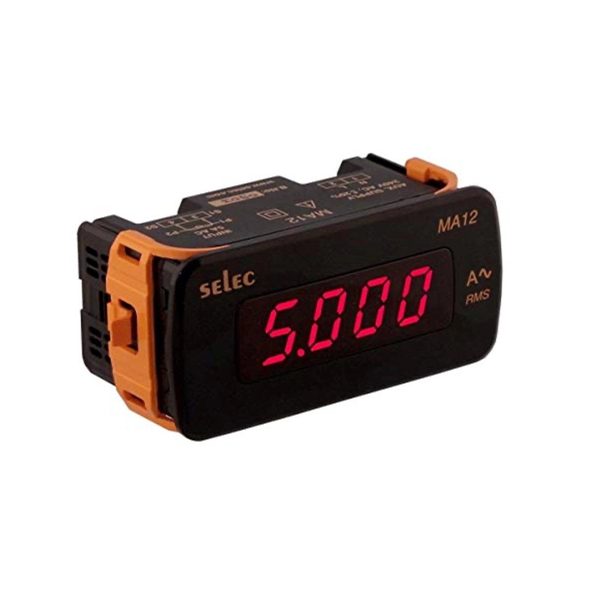 Selec LED Ammeter MA12 5A AC
